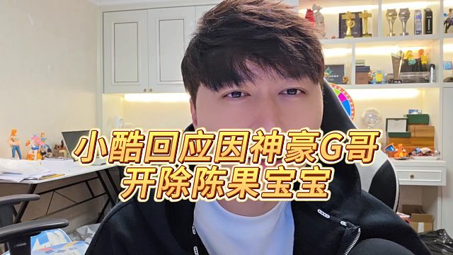 【小小小酷哥】小酷回应因神豪G哥开除陈果宝宝