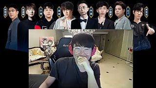 AJ參加姿態(tài)舉辦的亂斗爭(zhēng)霸賽，帶三菜鳥(niǎo)女主播跟姿態(tài)抱怨