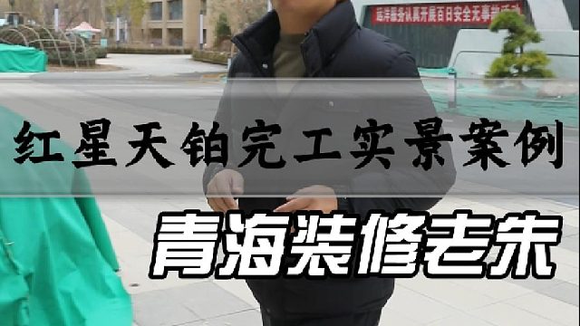 红星天铂完工实景案例