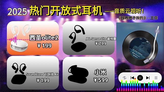 开放式耳机＝音质差？实测对比四款热门开放式音质表现