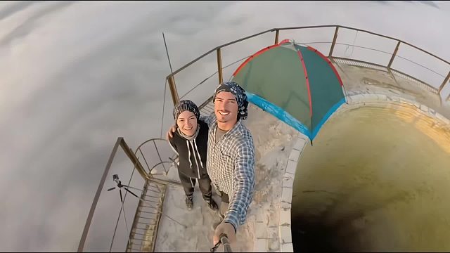 情侣3百米高空玩心跳蹦极，约会地点清单，堪称死神备忘录