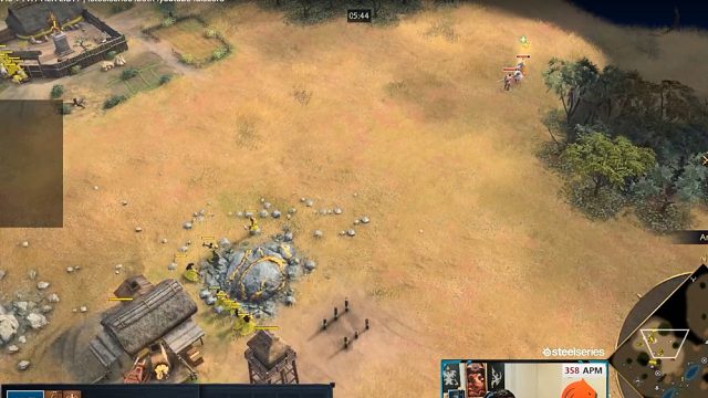 帝国时代4，游牧ffa，贞德引猪骚扰，太贱了