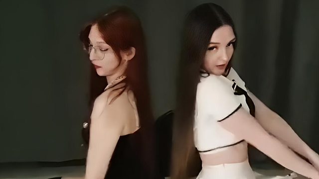 俄罗斯姑娘才艺表演24.04.28_双人舞