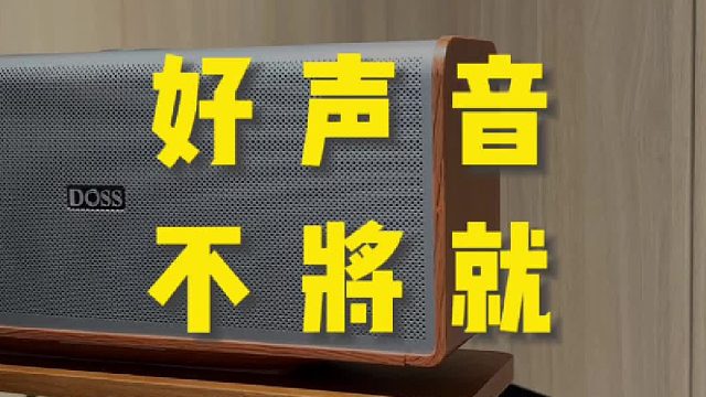 好声音 不将就 DOSS全景声音响