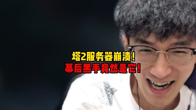 塔2服务器崩溃！幕后黑手竟是它？