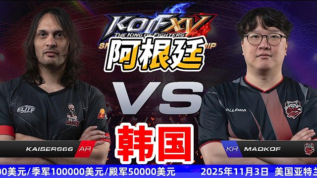 暴风高尼茨怎么打坂崎良？阿根廷vs韩国 拳皇15