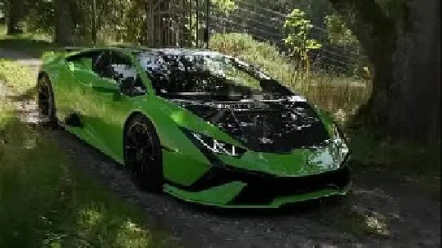 绿色的兰博基尼