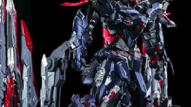 暗黑风复仇女神，这压迫感简直了 #模型 #拼装模型 #机甲