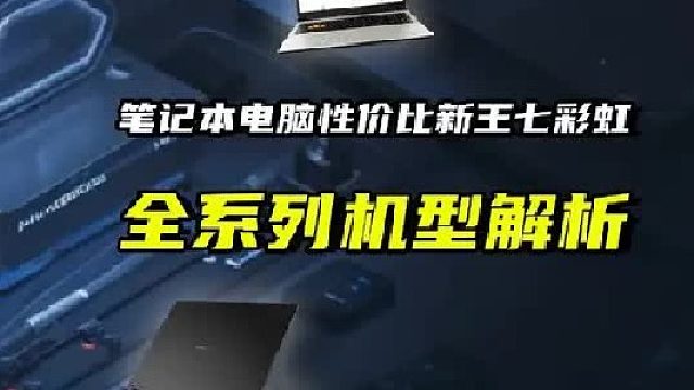 笔记本电脑性价比新王七彩虹机型系列解析