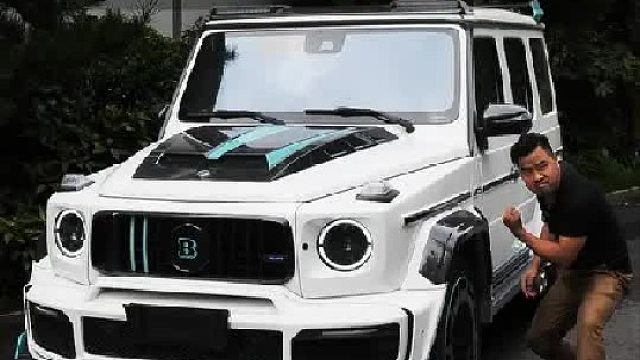 奔驰大G用20万改装，能有多帅~!