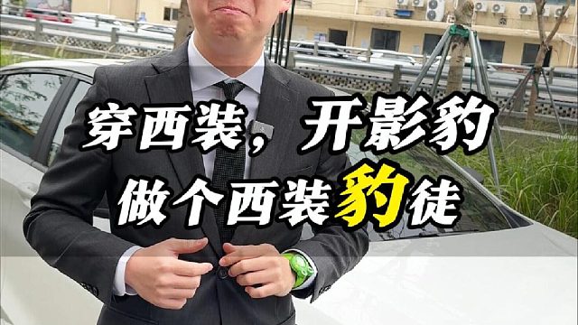 少爷，穿西装开影豹，做个西装豹徒