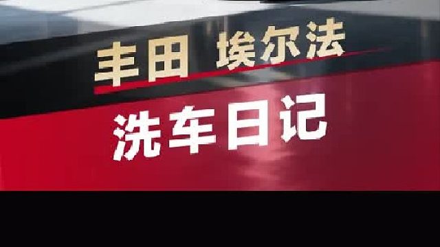 第一视角带你沉浸式体验丰田埃尔法MPV精洗！