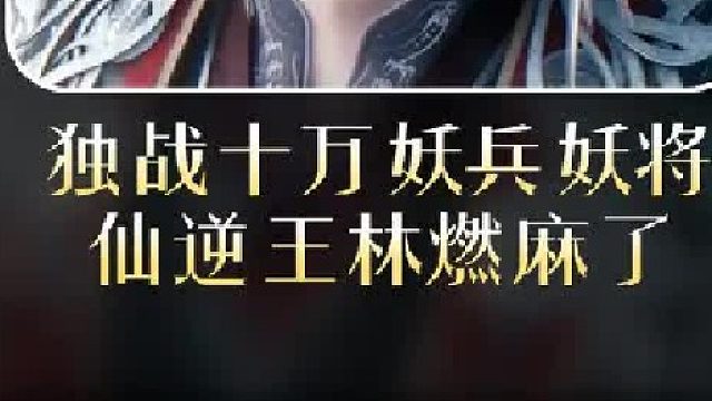 独战十万妖兵妖将，被仙逆王林燃麻了