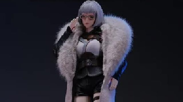 肤白貌美 还有大长腿 不愧是国漫女神