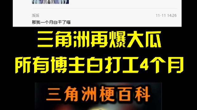 三角洲再爆大瓜，所有博主白打工4个月