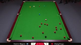 馬奎爾VS常冰玉  英錦賽資格賽  第三輪 第9局