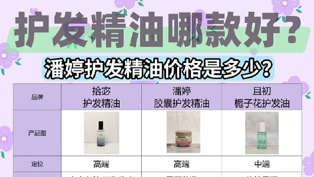 潘婷护发精油价格是多少？护发精油哪种好？重磅