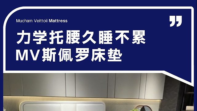 力学托腰久睡不累 MV斯佩罗床垫