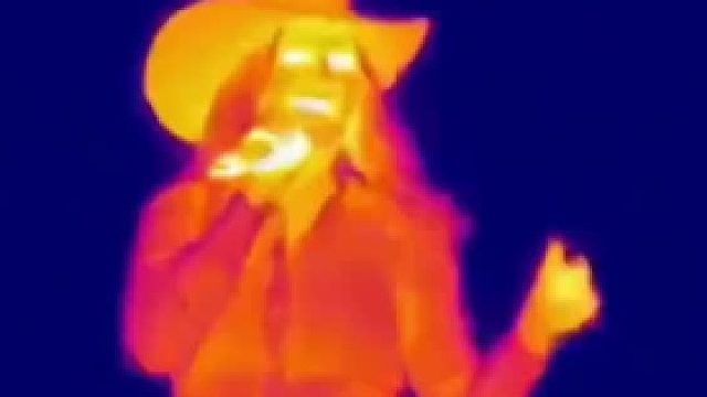 原来明星在红外热成像仪下也有搞笑的一面