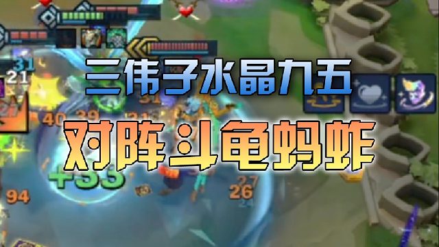 三伟子水晶九五对阵斗龟蚂蚱