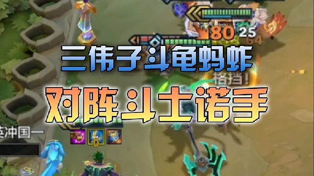 三伟子斗龟蚂蚱对阵斗士诺手