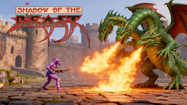 世嘉MD游戏《兽之影》，蓝丁裤防御就是高