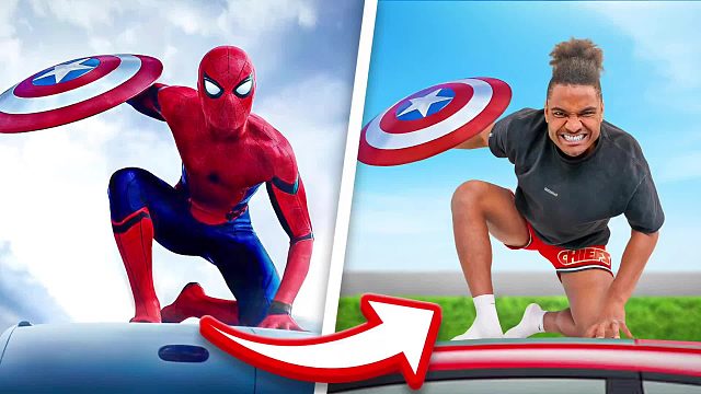 跑酷达人复刻漫威特技，获胜赢得算你厉害的头衔，失败吃大逼兜