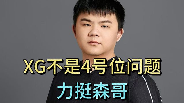 XinQ：XG真不是4号位问题，力挺森哥