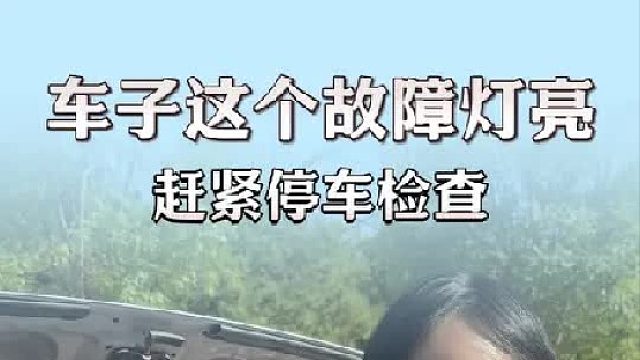 车上这个故障灯亮！千万别不当回事，小心半路抛锚！