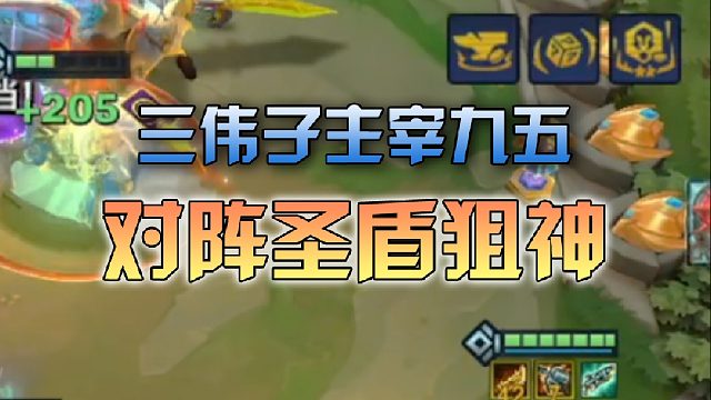 三伟子主宰九五对阵圣盾狙神