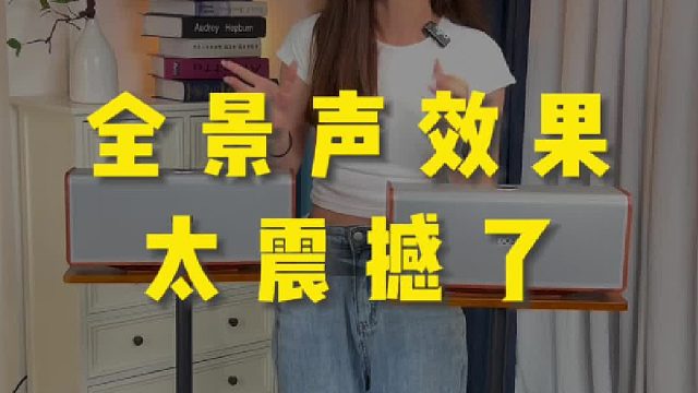 这音响放家里也太高级了，颜值质感双在线
