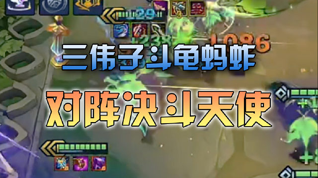 三伟子斗龟蚂蚱对阵决斗天使