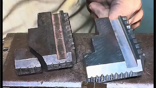 看老巴师傅如何维修损坏的车床卡盘的