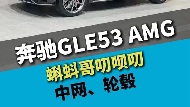 奔驰GLE53 AMG，这个中网有点任性，这个轮毂也还行