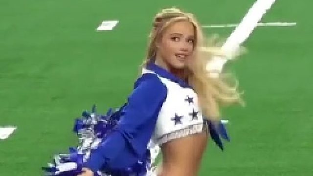 完全理解啦啦队长的含金量，美国拉拉队激情表演，动感十足