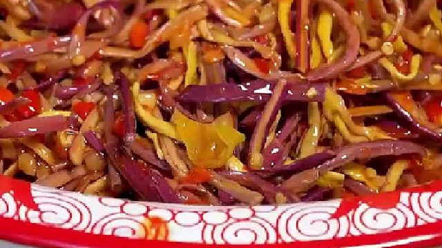 清香嫩滑的香辣蕨菜，大家吃过吗