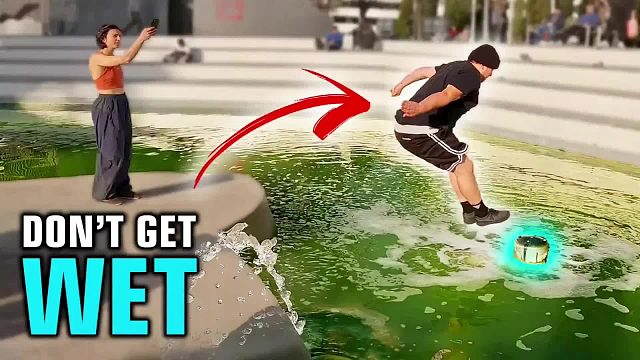 超硬核的不走寻常路挑战，吃太饱的几个跑酷小哥，又出来整活了