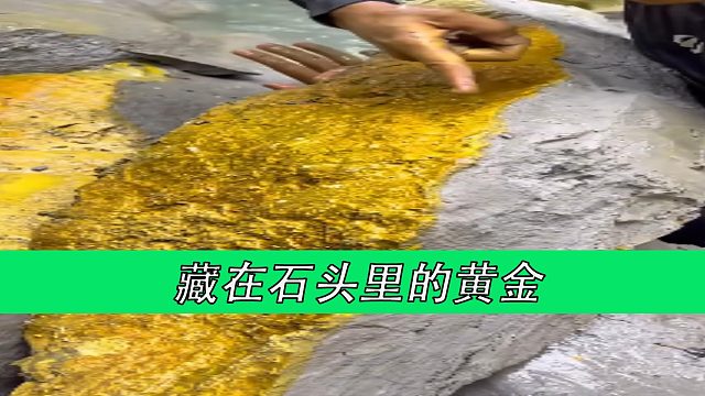 藏在石头里的黄金