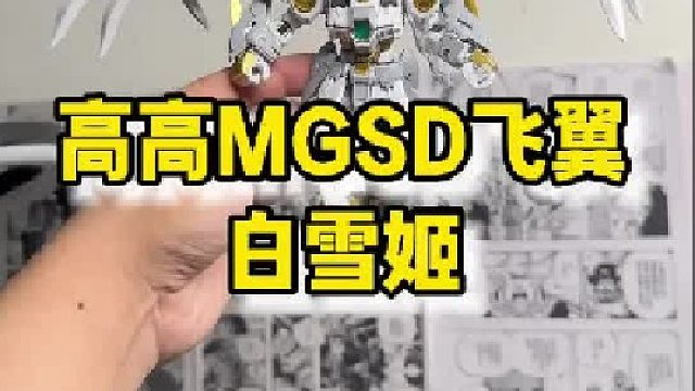 高高MGSD飞翼白雪姬，很良心～ 给盒了