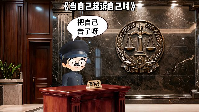 当自己起诉自己时