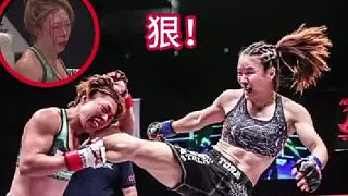 張偉麗暴打囂張日本選手