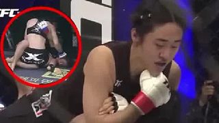 韓國惡女口出狂言挑釁張偉麗，結(jié)果被暴揍ko