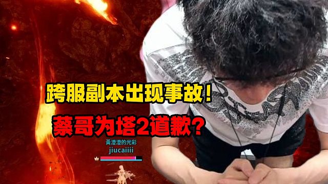 跨服副本出现事故！蔡哥为塔2道歉？