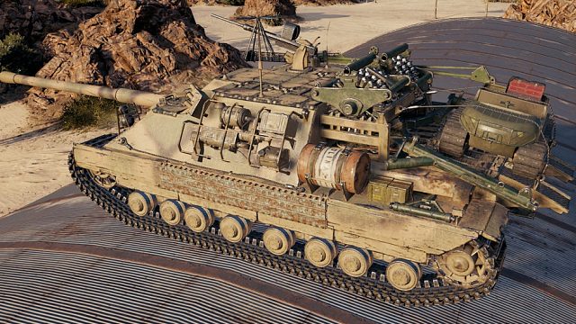 坦克世界  把卖头的打的稀耙烂