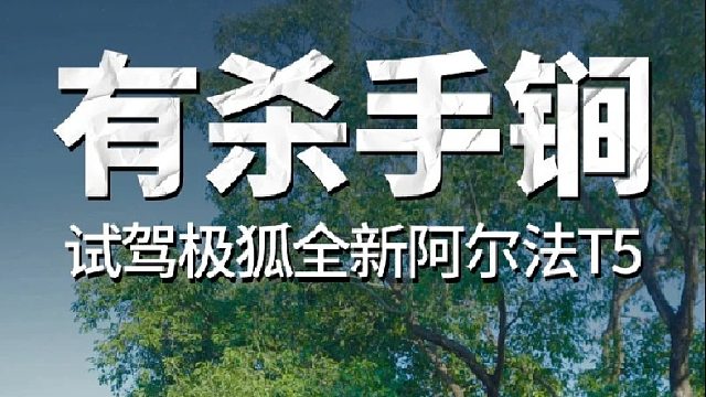 有杀手锏？试驾极狐全新阿尔法T5