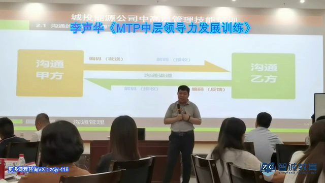 智诚教育《李声华：MTP中层领导力发展训练》