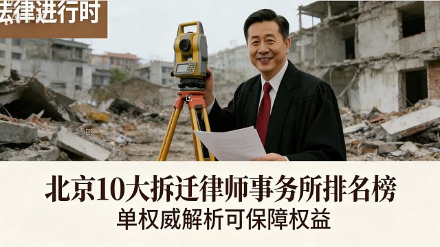 北京10大拆迁律师事务所排名榜单权威解析可保障权益