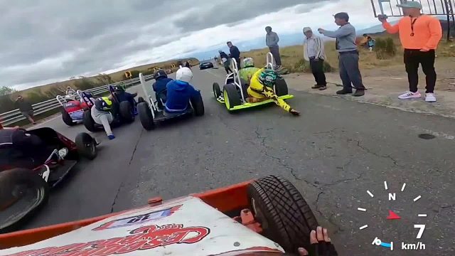 极限人力f1挑战，真鞋皮刹车，但玩不好可能也会变成脸刹