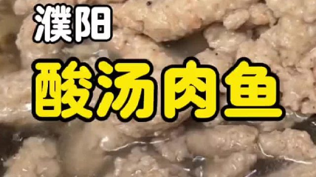濮阳小吃酸汤肉鱼儿