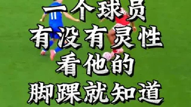 其实一个球员有没有灵性看他的脚踝就知道